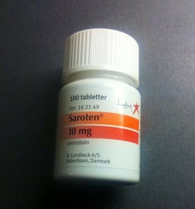 análogo de amitriptilina sin efectos secundarios