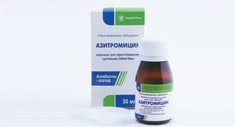 tratamentul sinuzitei cu azitromicină