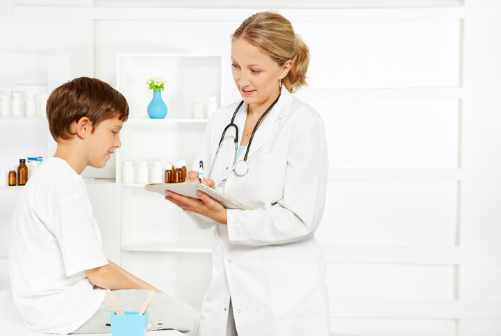 Consultation of a homeopathic doctor