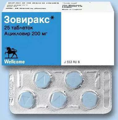 Obat herpes di bibir di tablet