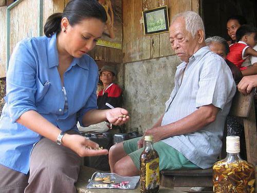 Treatment with the Philippine healer