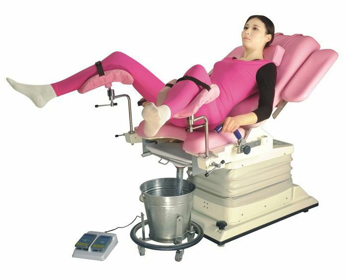 gynecological chair with electric drive