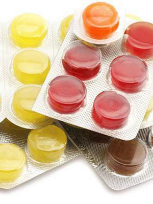 Produkte aus Rachenschmerzen sprüht Tabletten Lutschtabletten