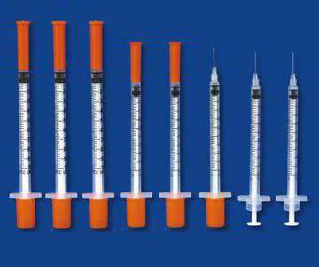 syringe for injection