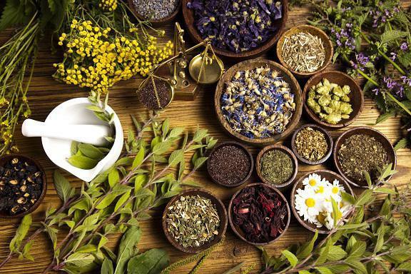 Monastisk antiparasitisk te sammensætning af urter