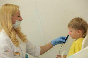 where adenoids are removed to children with a laser
