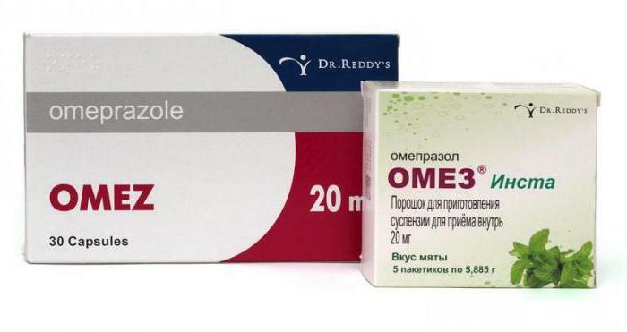 than omez differs from omeprazole