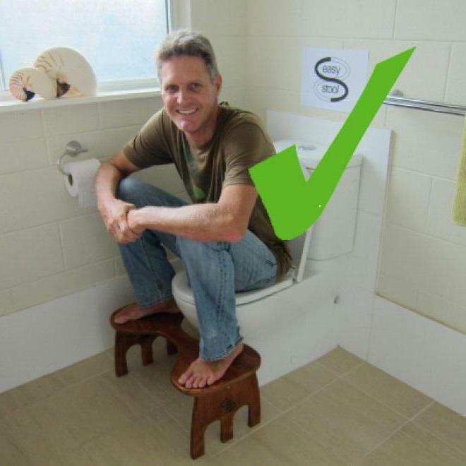 ako správne sedieť na toalete