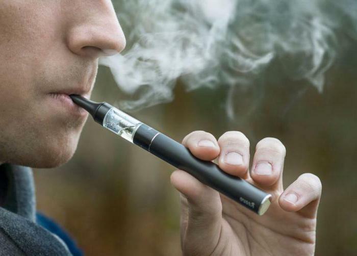 The principle of operation of electronic cigarettes with liquid