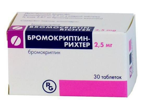bromocriptine stopping tablets