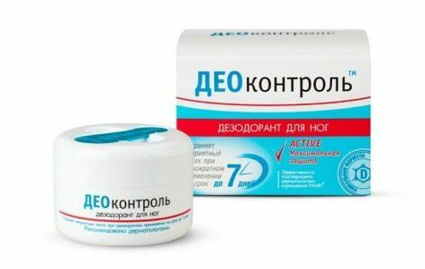 deodorant deo control for the feet