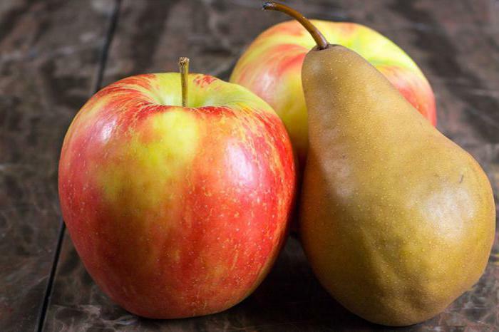 that the pear or apple for an organism is more useful
