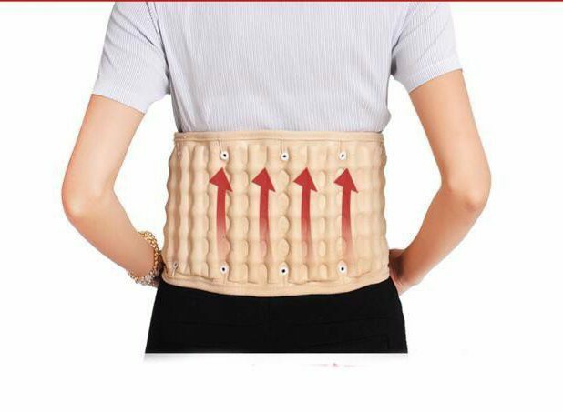 lumbar corset with stiffeners