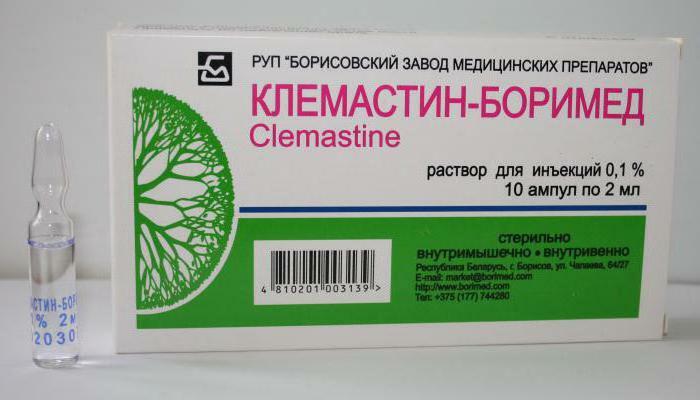 klemastin instructions for the use of injections