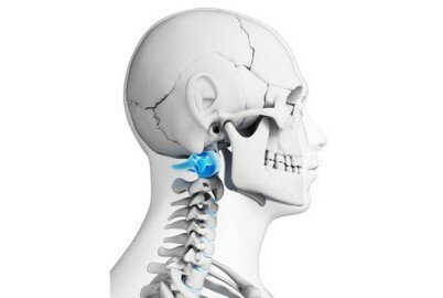 cervikálnych stavcov osoby