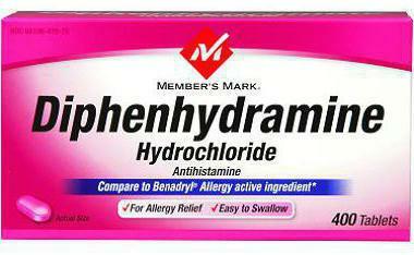 diphenhydramine instructions for use