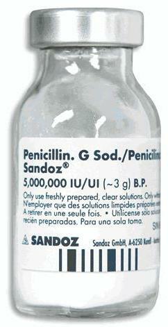 penicillin from syphilis