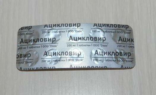 acyclovir acos aplikácie