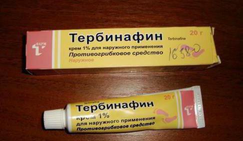 terbinafine ointment from nail fungus application