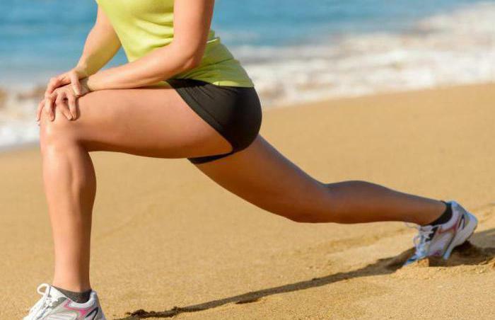 what to do when stretching the muscles of the thigh