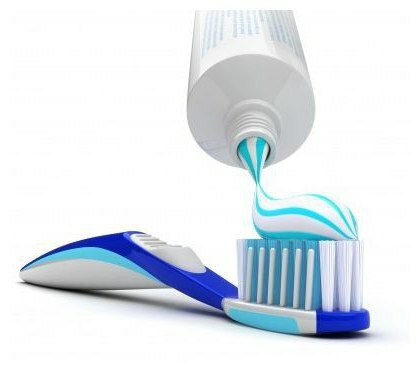 Triclosan in toothpaste