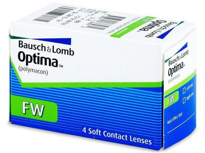 contact lenses bausch lomb optima fw