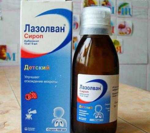 lazolvan with dry cough in a child