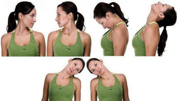 gymnastics for the muscles of the neck