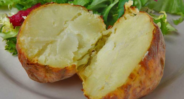 baked potatoes calorie content