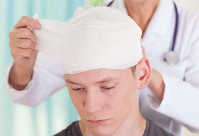 contusion of the brain with compression