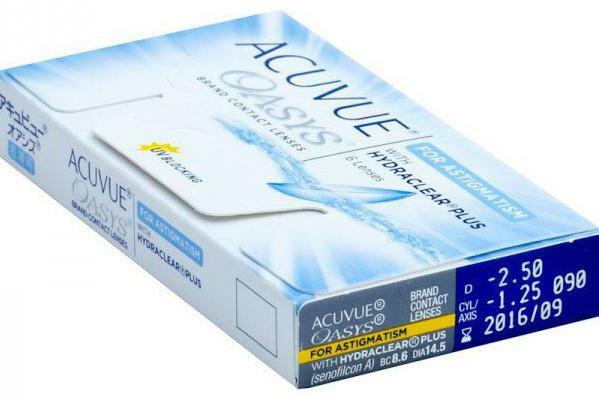 linser acuvue oasys for astigmatisme