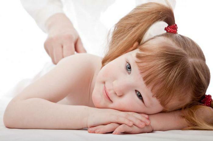Drainage massage for children with cough