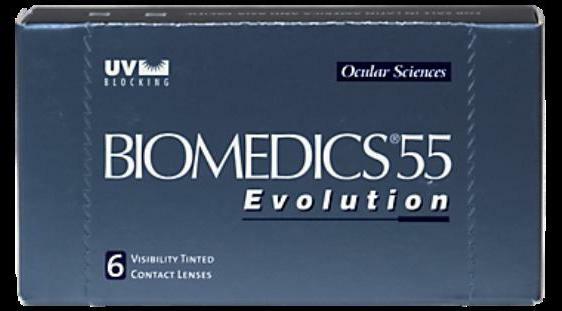 biomedics 55 evolution lenses