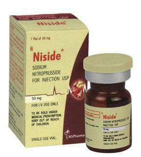 sodium nitroprusside instruction