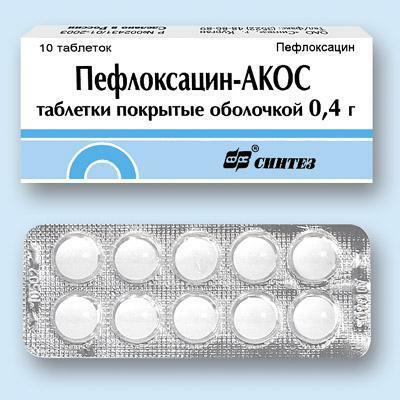 analize pefloxacin