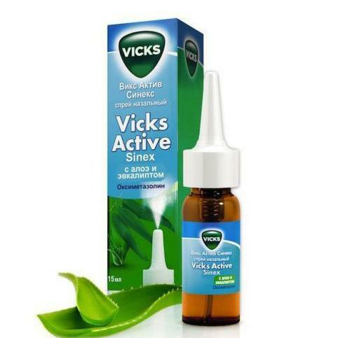 vix active synex spray para aplicación nasal