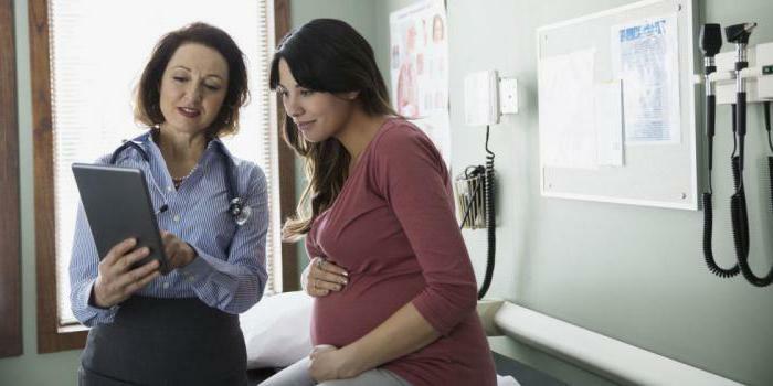 diagnosis of a pregnant woman