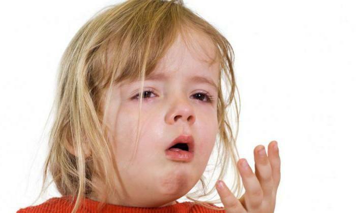 coughing attacks before vomiting in a child