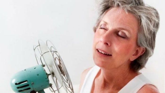 Symptoms of menopause in women after 45 years