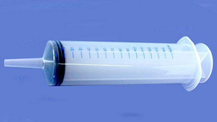 large syringe